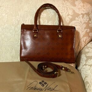 Patricia Nash, Paris, genuine, leather satchel